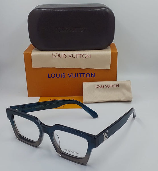 Premium Square Full-Frame Eyeglasses with Stylish Case Classic Modern Design