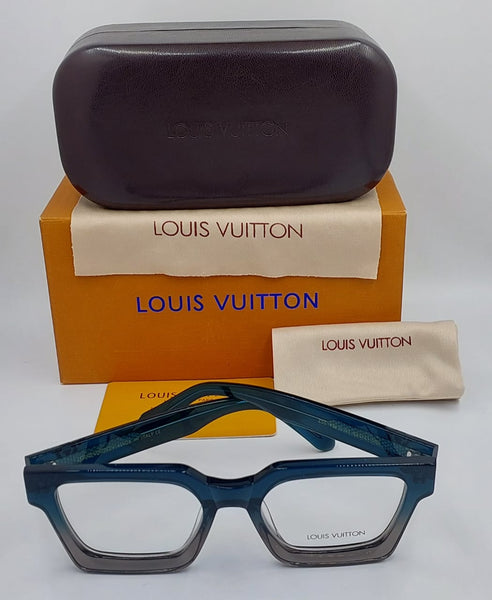 Premium Square Full-Frame Eyeglasses with Stylish Case Classic Modern Design