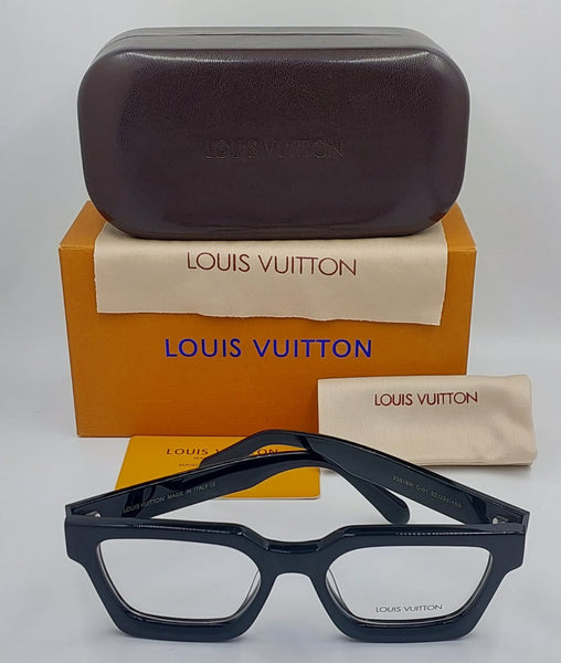 Premium Square Full-Frame Eyeglasses with Stylish Case Classic Modern Design