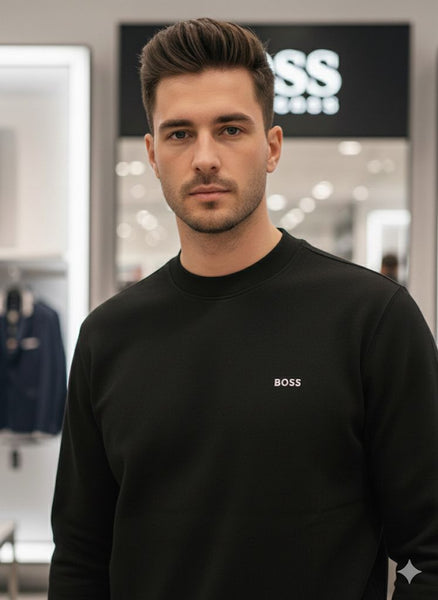 Men’s Classic Black Crew Neck T-shirt