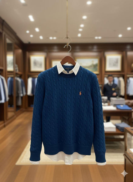 Classic  Knitted Crew Neck Pullover Premium Winter Essential