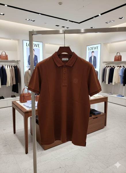Premium Brown Polo T-Shirt with Elegant Minimal Look