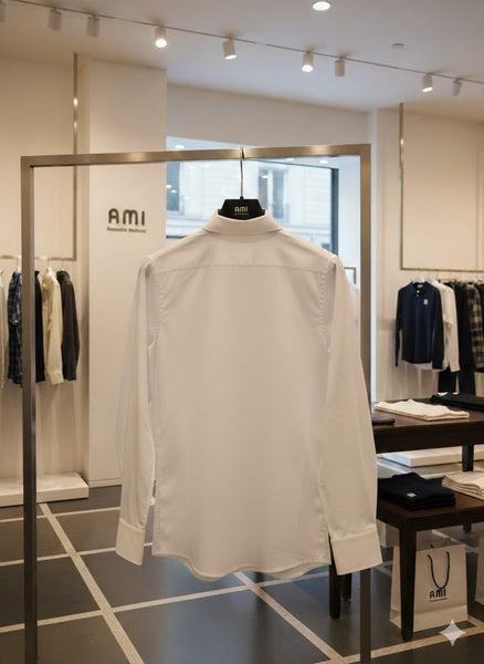 Branded Men’s Classic White Premium  Formal Shirt