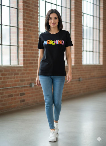 Women’s Graphic Logo T-Shirt – Casual & Trendy Style