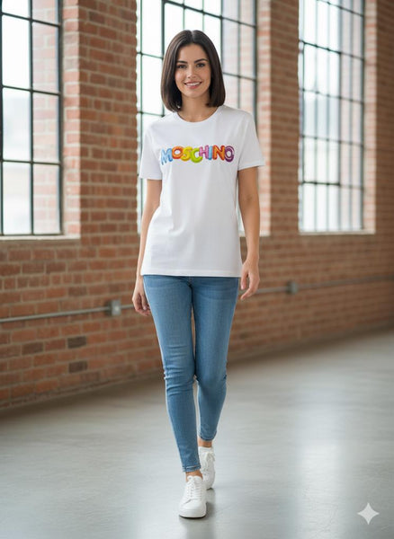 Women’s Graphic Logo T-Shirt – Casual & Trendy Style