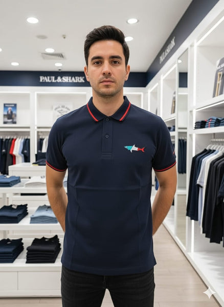 Men’s Premium Polo T-Shirt Contrast Collar & Sleeve Tipping Casual Wear