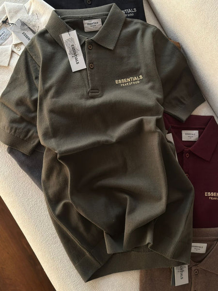 Imported Brand Minimal Logo Polo T-Shirt Collection