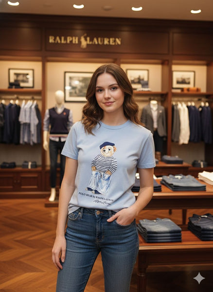 Polo Bear women’s Graphic T-Shirt Iconic Style