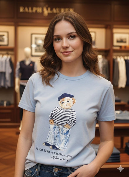 Polo Bear women’s Graphic T-Shirt Iconic Style
