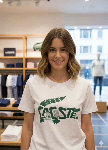 Women’s Crocodile Logo T-Shirt – Clean, Sporty Everyday Style