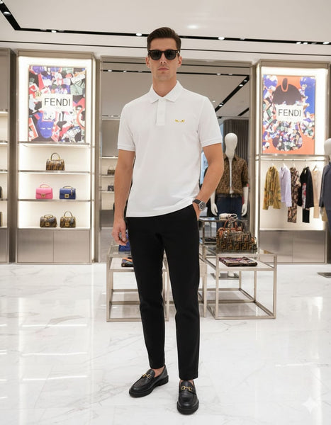 Classic White Premium Polo T-Shirt for Men