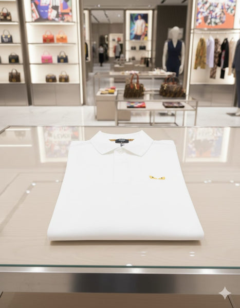 Classic White Premium Polo T-Shirt for Men