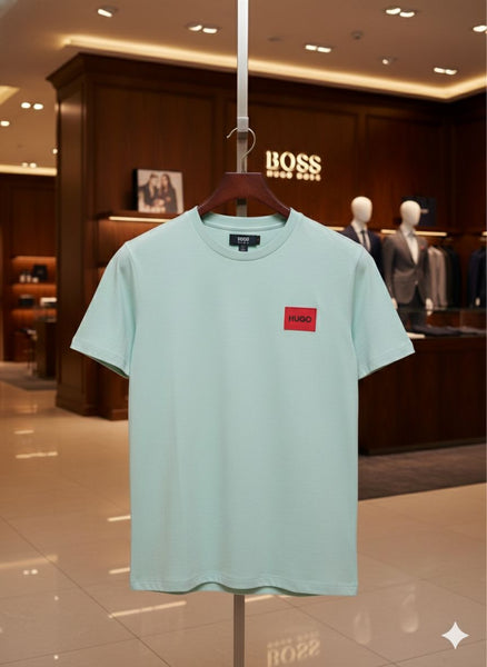 Exclusive Premium  Men’s Classic Mint Green Logo T-Shirt