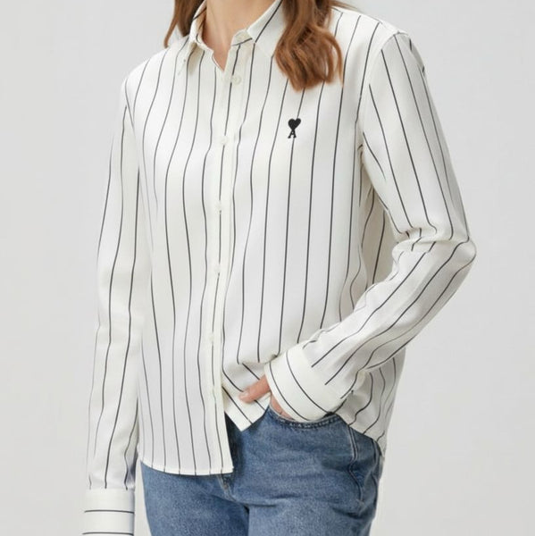 Women 's  Premium Striped Cotton Shirt Collection