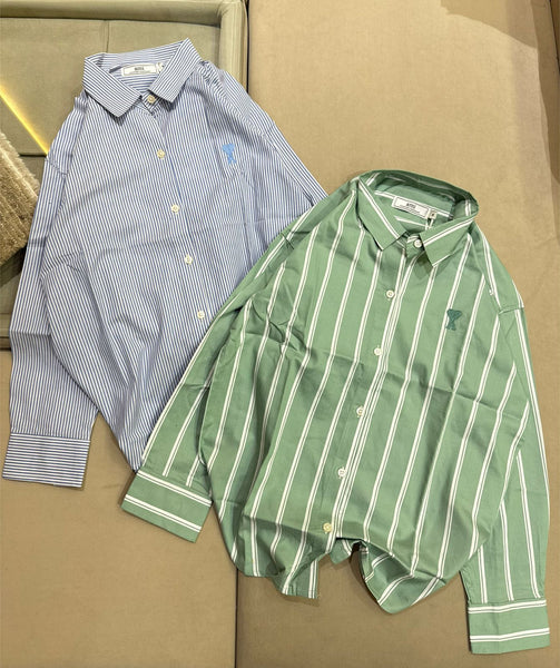 Women 's  Premium Striped Cotton Shirt Collection