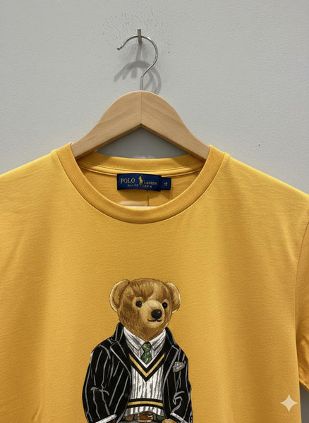Exclusive Yellow Polo Bear Graphic T-Shirt
