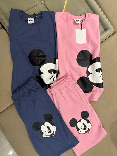 Women’s Cartoon Printed Co-Ord Set Stylish & Comfortable Lounge Wear