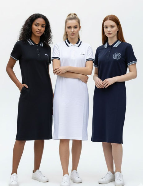 Women’s Classic Polo Dress  Sporty Chic Comfort