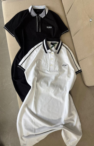 Women’s Classic Polo Dress  Sporty Chic Comfort