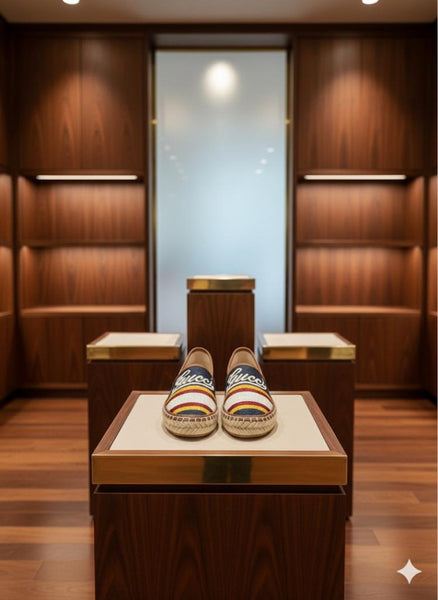 Gucci Stripe Logo Espadrille – Stylish Slip-On Comfort