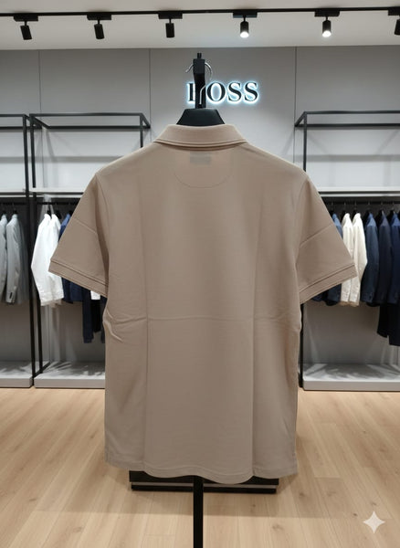 Classic Beige Polo T-Shirt  Premium Everyday Elegance