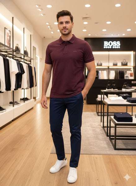Premium Maroon Polo T-Shirt – Classic Comfort with Modern Style