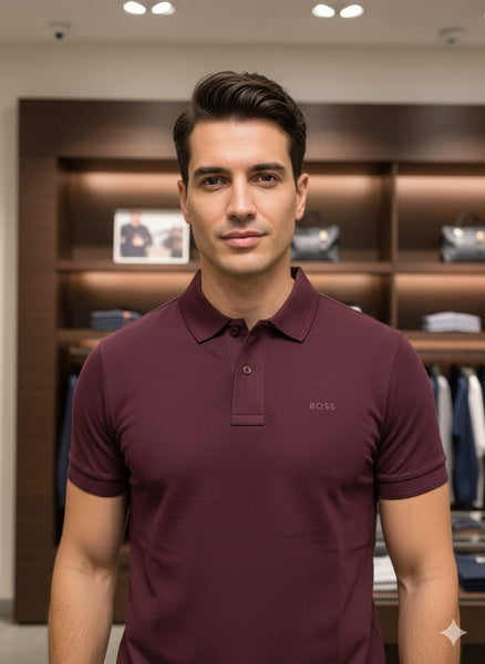 Premium Maroon Polo T-Shirt – Classic Comfort with Modern Style