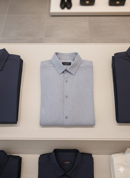 Luxury Textured Designer Formal Shirt