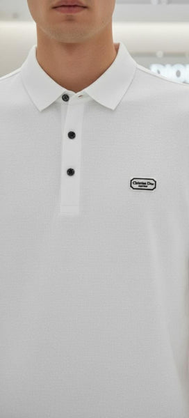 Men’s Classic White Polo T-Shirt Clean & Premium Look