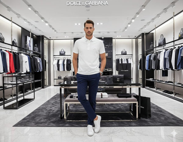 Men’s Premium White Polo T-Shirt Smart, Clean & Elegant