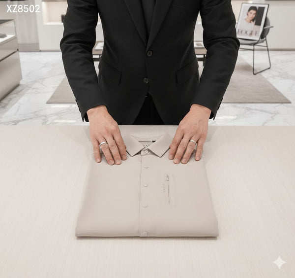 Men’s Premium Long Sleeve Shirt  Luxury Minimal Design