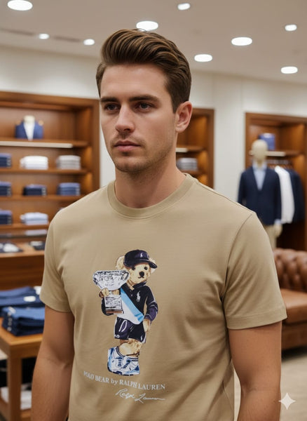 Premium Brand Polo Bear Casual Classic Tee
