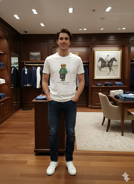 Luxury Classic Polo Bear T-Shirt – Iconic Casual Style
