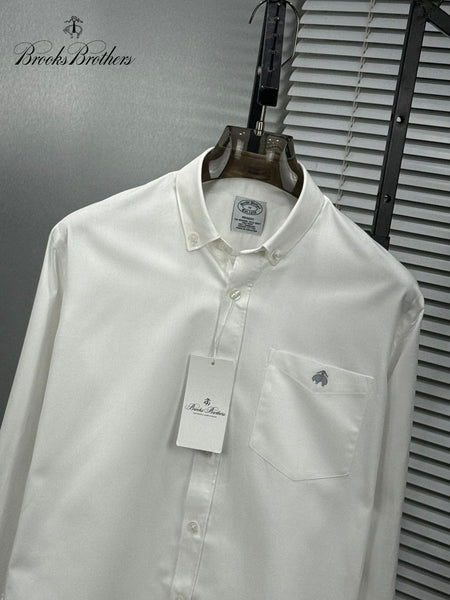 Luxury Classic Solid Button-Down Shirt Timeless Everyday Elegance