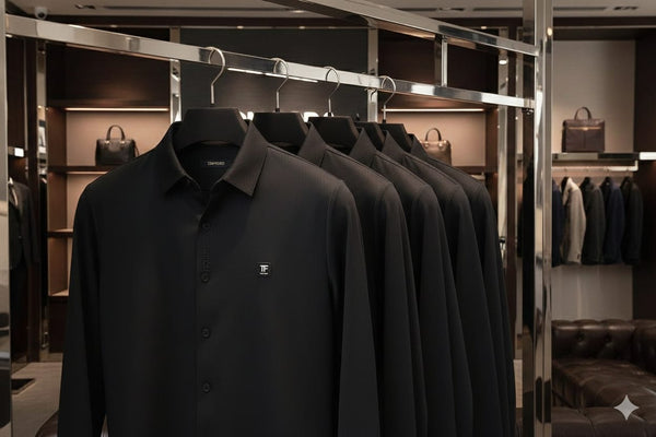 Men’s Premium Solid Formal Shirt  Elegant Fit with Signature Detail