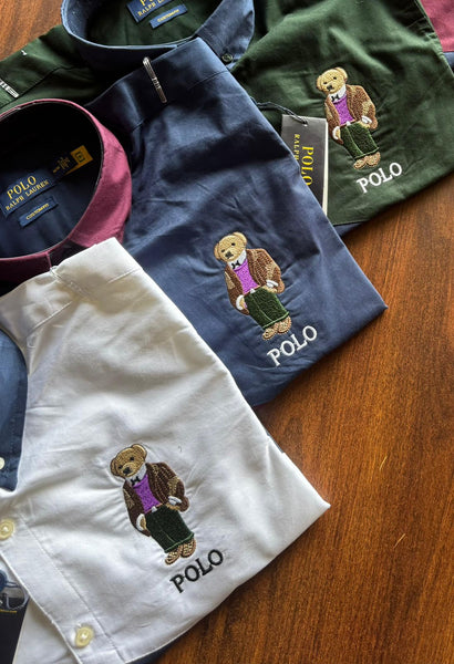 Polo Bear Men’s Colour block  Shirts Premium Casual Collection