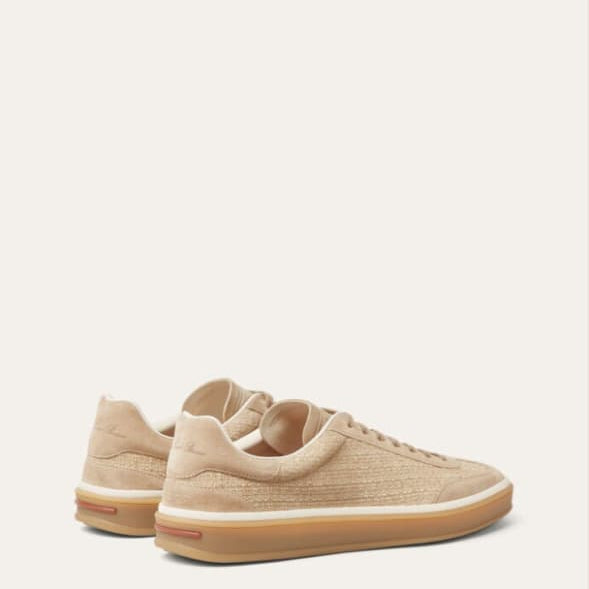 Luxury Beige Tennis Walk Sneakers Premium Comfort & Style