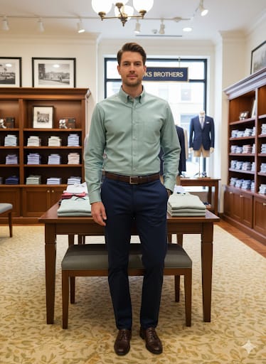 Men’s Premium Light Green Formal Shirt
