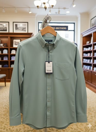 Men’s Premium Light Green Formal Shirt