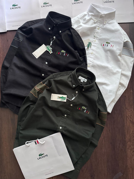 Men’s Premium Button-Down Shirt with Signature Logo