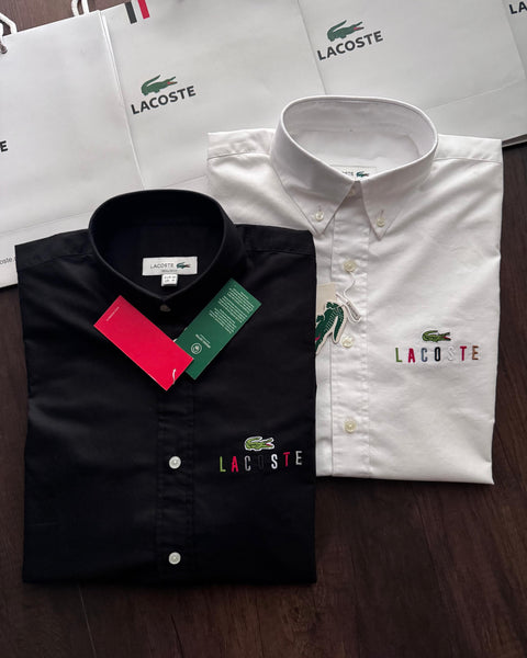 Men’s Premium Button-Down Shirt with Signature Logo