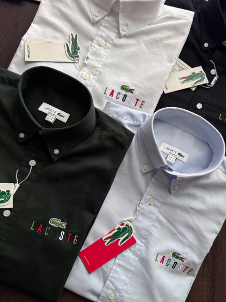 Men’s Premium Button-Down Shirt with Signature Logo