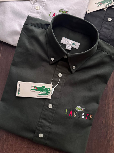 Men’s Premium Button-Down Shirt with Signature Logo