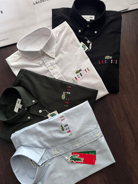 Men’s Premium Button-Down Shirt with Signature Logo