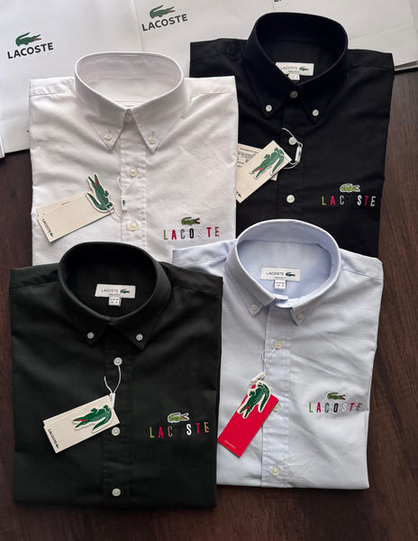 Men’s Premium Button-Down Shirt with Signature Logo