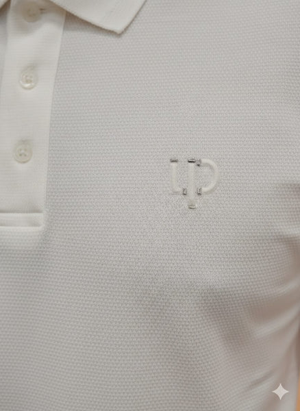 Men’s White Classic Polo T-Shirt  Premium Smart Casual Wear