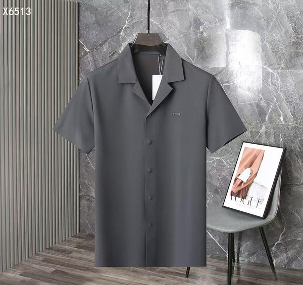 Premium Modern Short-Sleeve Button-Up Shirt