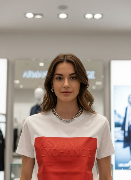 Women’s White Logo T-Shirt Premium Stylish Casual Wear