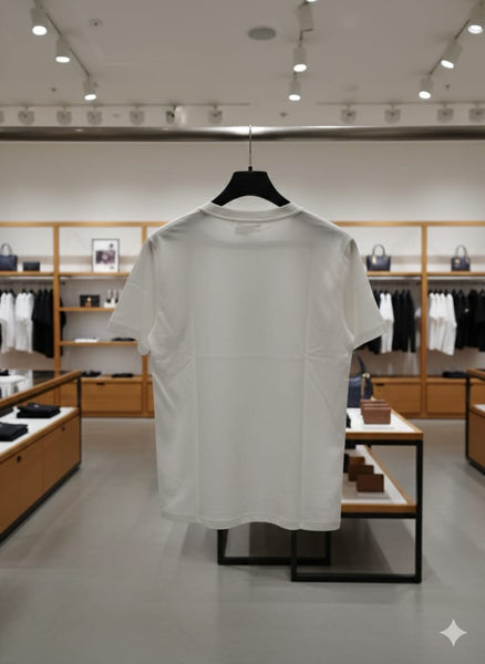 Premium White Graphic T-Shirt with Playful Dino City Print