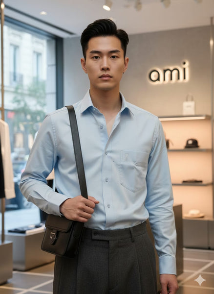 Premium Classic Sky blue Formal Shirt Smart & Elegant Look